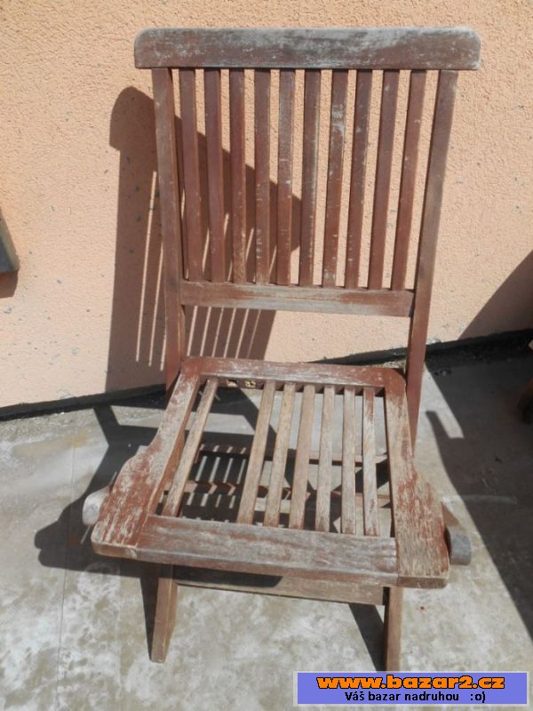  Skládací dřevěná židle