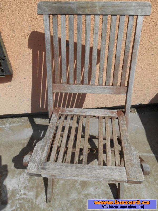  Skládací dřevěná židle