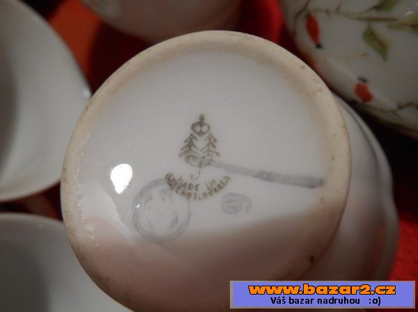 Porcelánový čajový/dezertní servis