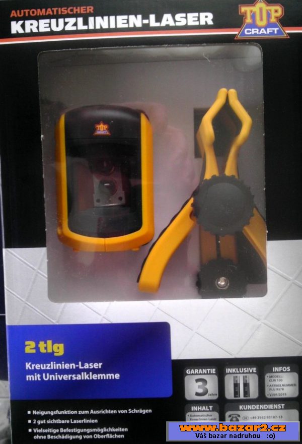 Vodováha samonivelace Laser autom.,