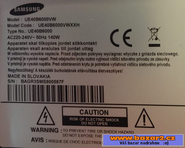 Samsung UE40 B6000 - 102cm