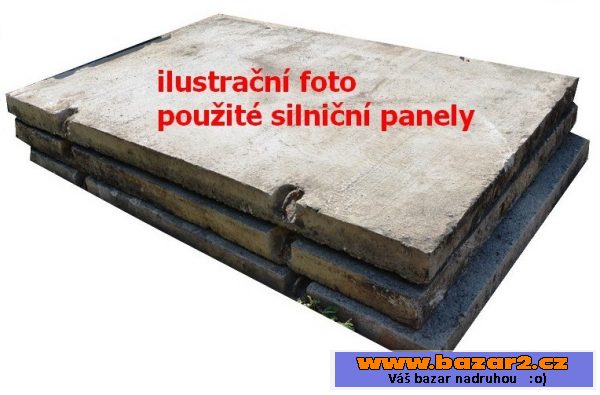 Silniční panely - 3x1x0,2m