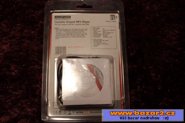 Cassette schaped mp3 player 