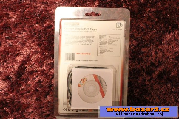 Cassette schaped mp3 player 