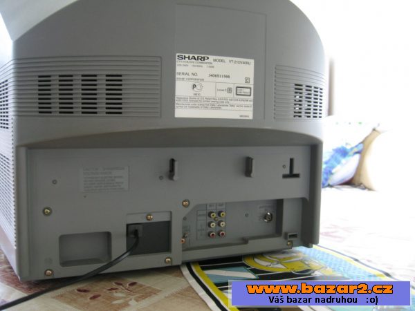 TV    SHARP  54  vč.  DVD  a   VHS
