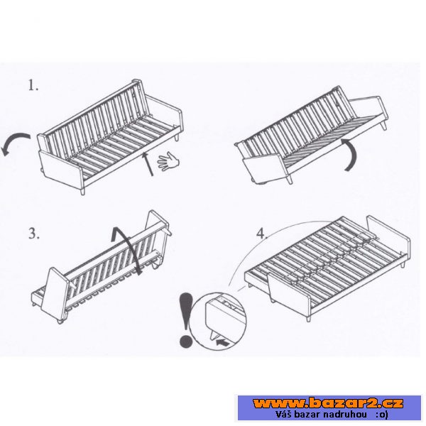 Rozkládací sofa Karup