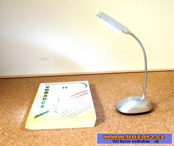 Stolní LED svítidlo s 8 diodami 