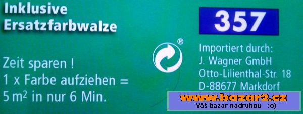 Váleček samonasávací set na malby