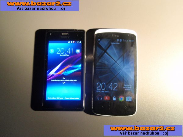 Sony Xperia M + HTC Desire 500