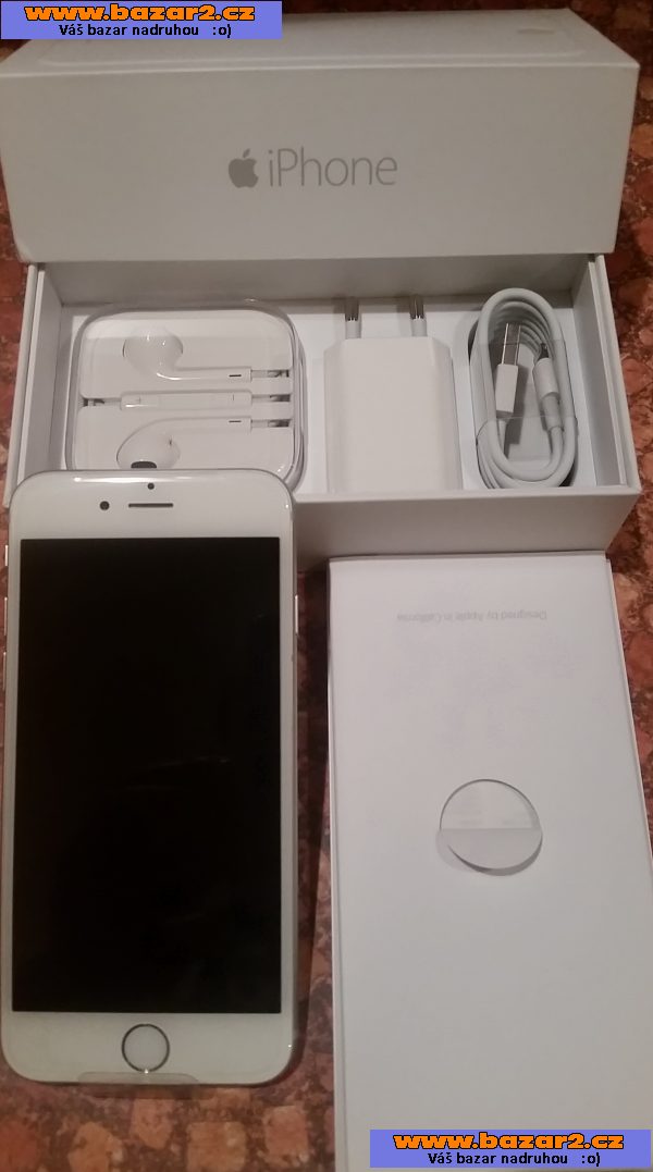 Prodám úplně nový nepoužitý APPLE iPhone 6, 128GB, silver