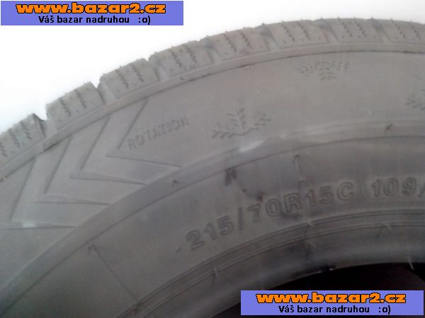 Prodám zimní pneu WANLI Sunny SN293C 215/70 R15C - NOVÉ