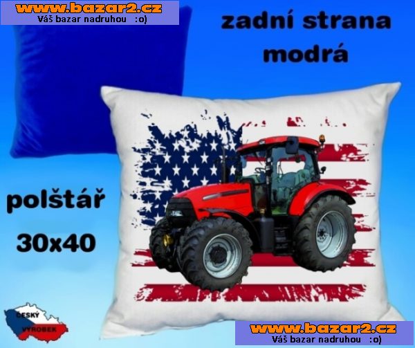 Polštář Case IH 140 zelený