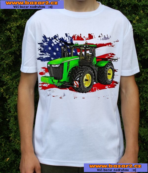 Dětské tričko s motivem traktoru John Deere - všechny velikosti