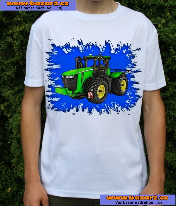 Dětské tričko s motivem traktoru John Deere - všechny velikosti