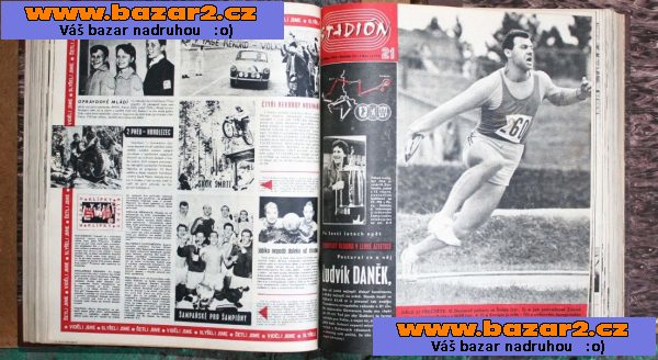 časopis STADION svázané ročníky za období 1963-1988