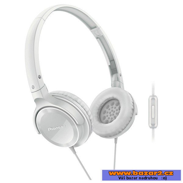 Sluchátka Pioneer SE-MJ502T-W, bílá
