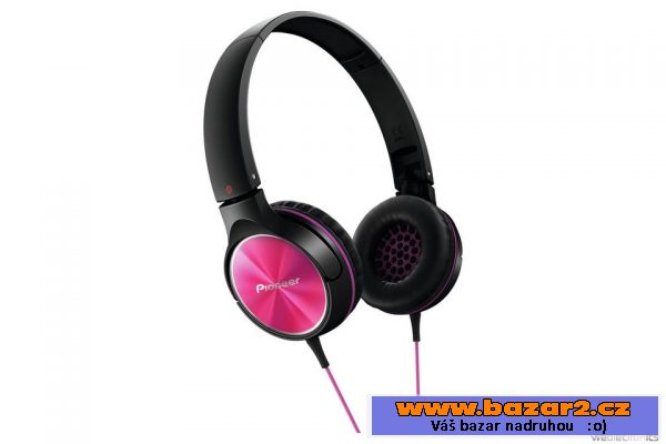 Sluchátka Pioneer SE-MJ522-P, růžová