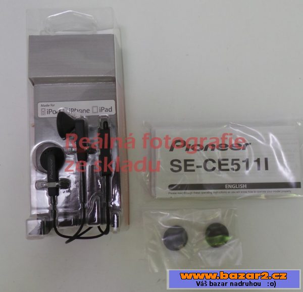 Sluchátka Pioneer SE-CE511i-K, černá