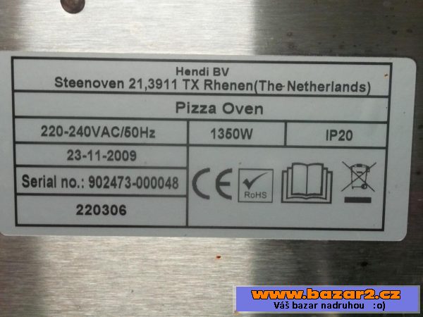 Ohřívač na pizzu