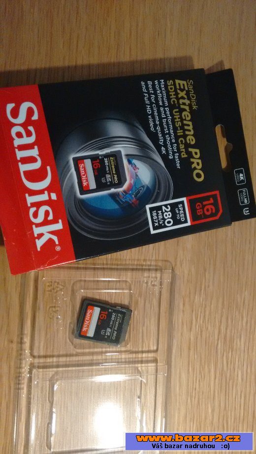 SanDisk SDHC 16GB Extreme Pro Class