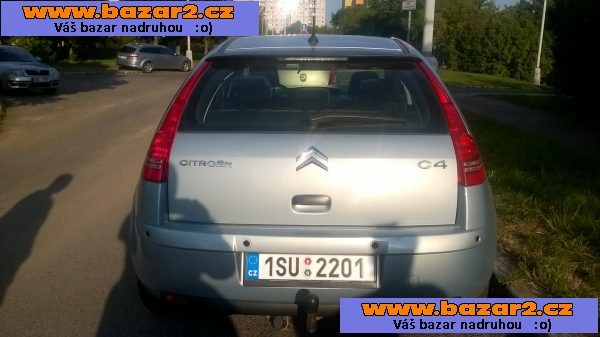 Citroen C4 rok 2007 1.6hdi 80 kw robotická převodovka super stav