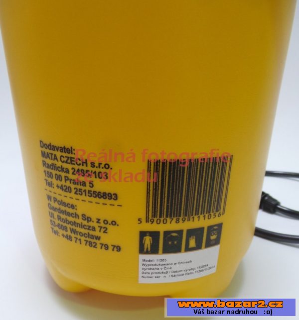 Tlak. postřikovač Moveto Gardetech 11205