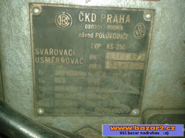 Křemíková elektrod. svářečka KS250