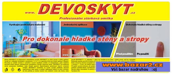 Stěrky, tmely, barvy, omítky...