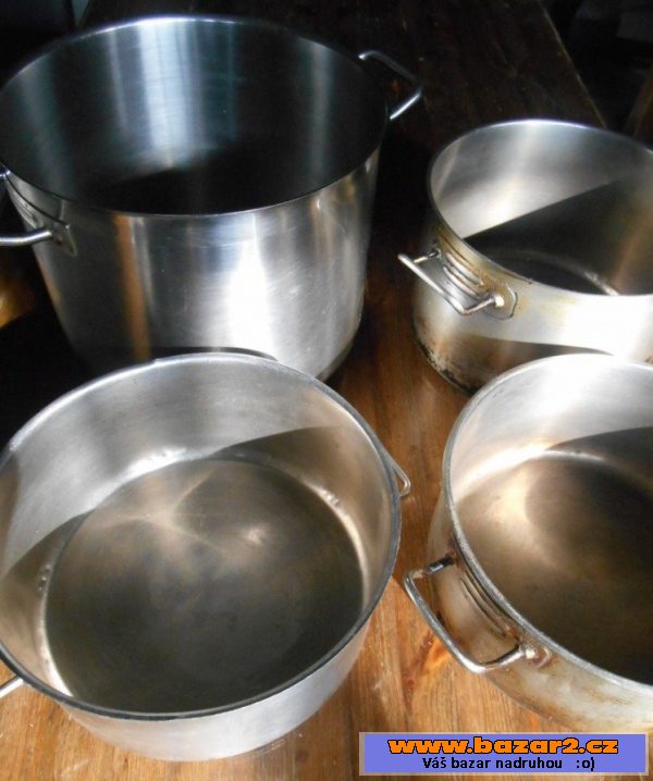 Gastro kuchyňské hrnce - 4 kusy