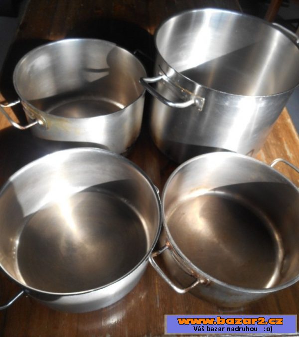 Gastro kuchyňské hrnce - 4 kusy