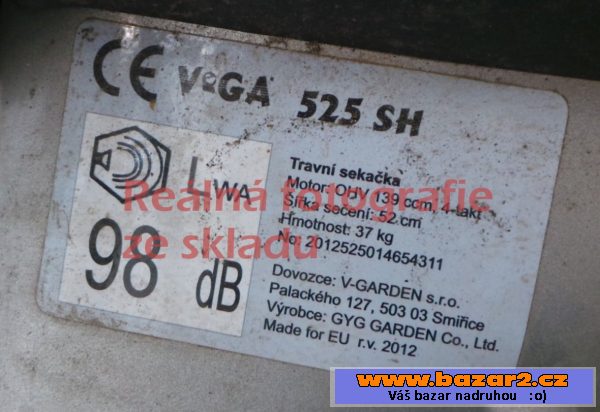 Rotační benzínová sekačka Vega 525 SH