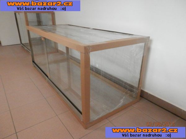 Opravdu velké!!! - NOVÉ TERÁRIUM 150x 60x 60 cm