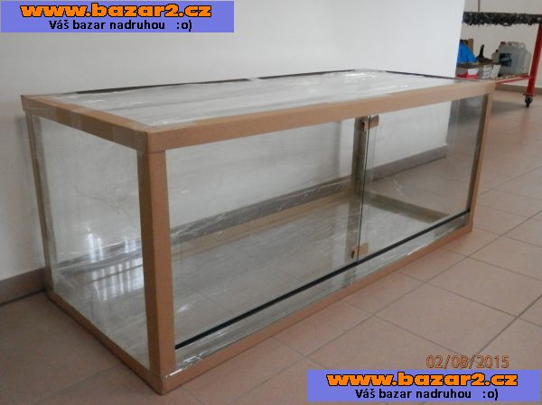 Opravdu velké!!! - NOVÉ TERÁRIUM 150x 60x 60 cm