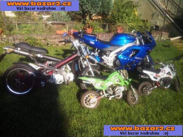 Prodám motorky Triumph, Sachs, Minicross