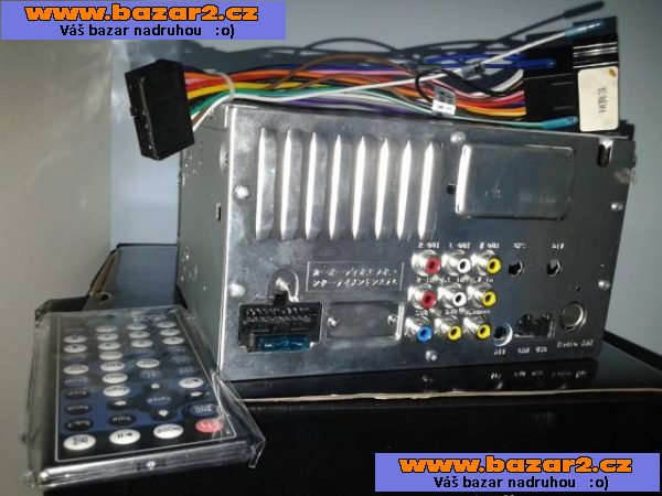 Nové autorádio 2DIN DVD s LCD Rozměr cca 100x180mm