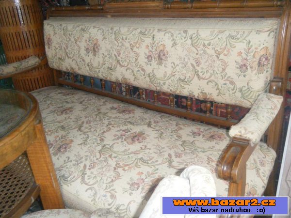 Starožitná sedačka sofa + křesla