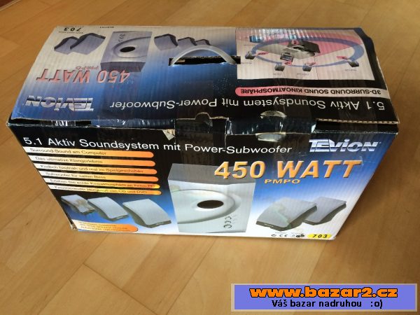 Nová sestava reproduktorů 450W