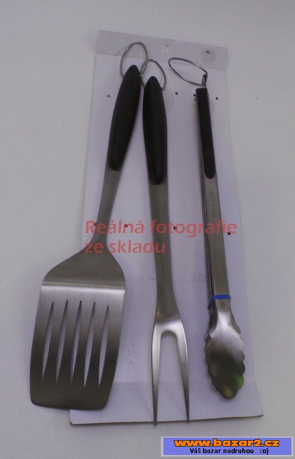 3 dílná sada nářadí GrillMe BBQ