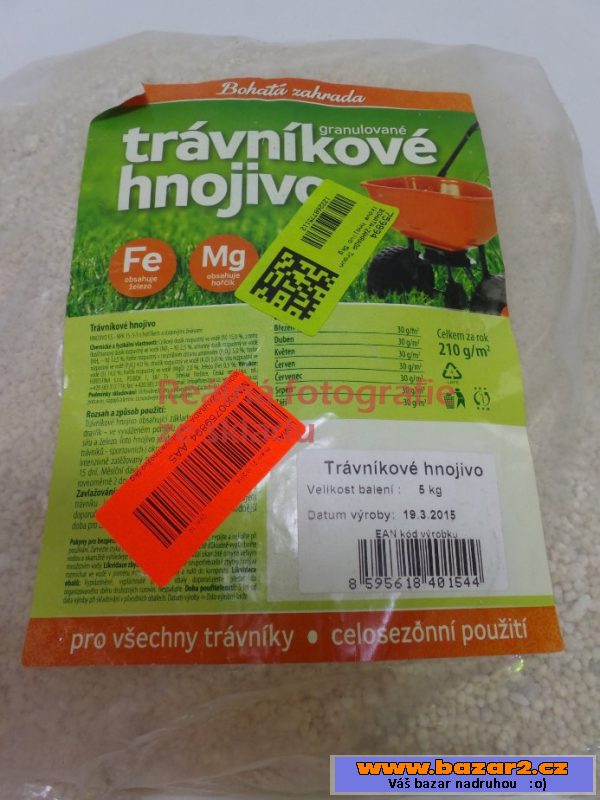 Trávníkové hnojivo Bohatá zahrada, 5 kg