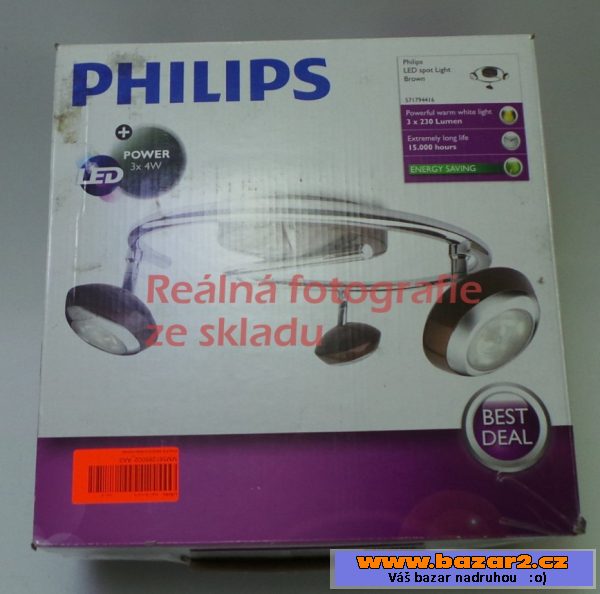Stropní svítidlo Philips 57179, hnědá