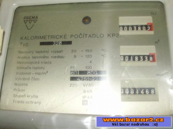 Kalorimetr - měřič odebraného tepla