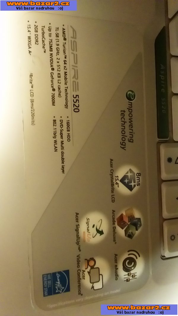 ACER ASPIRE 5520, Windows 8