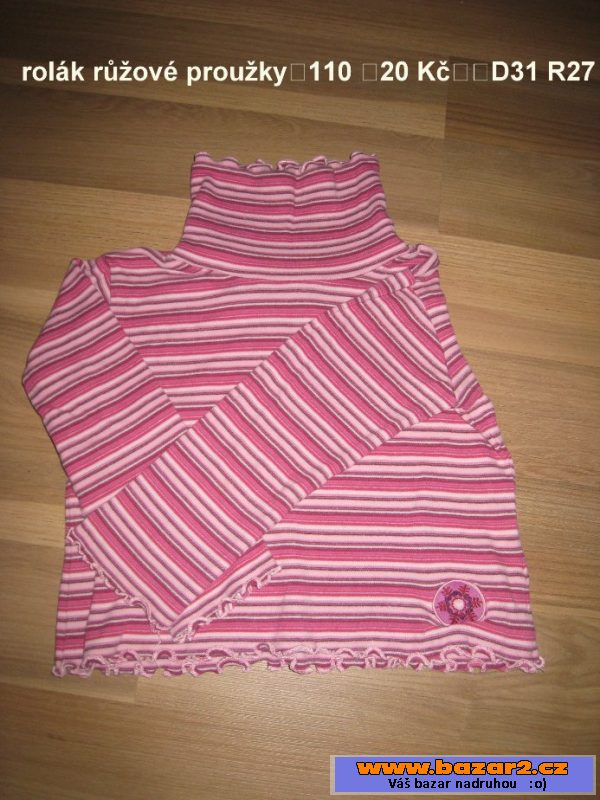 Trička s dl. rukávem vel. 98-110