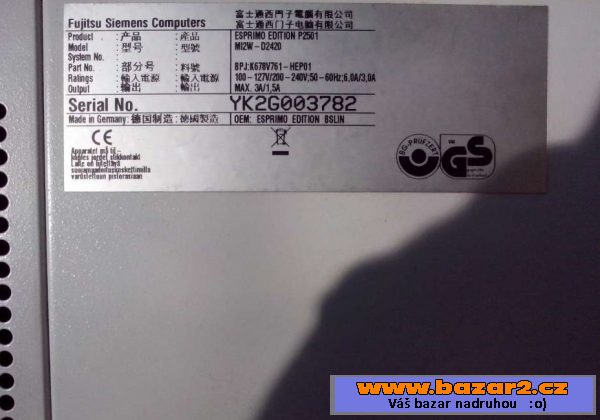 PC Siemens Esprimo P2501, LCD 17'
