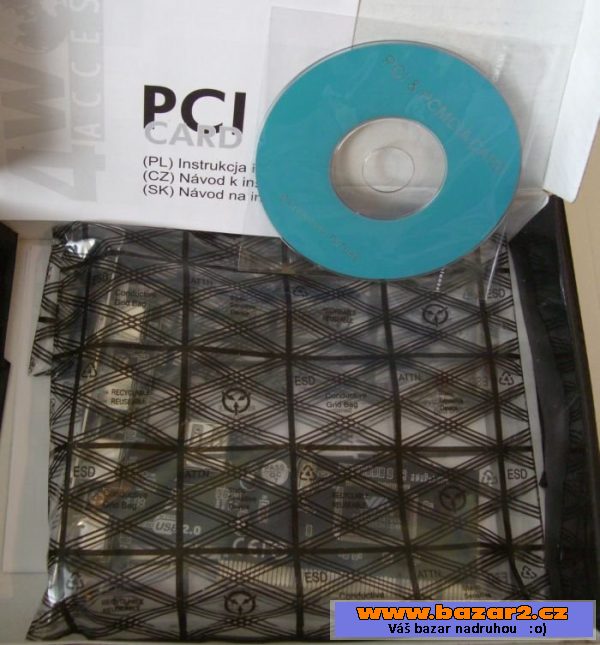 5 USB porty navíc  - PCI USB řadič