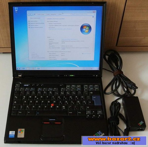 Odolný IBM T43, 2GB, DVD 