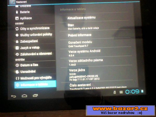 CnM Touchpad 9.7 jako nový!