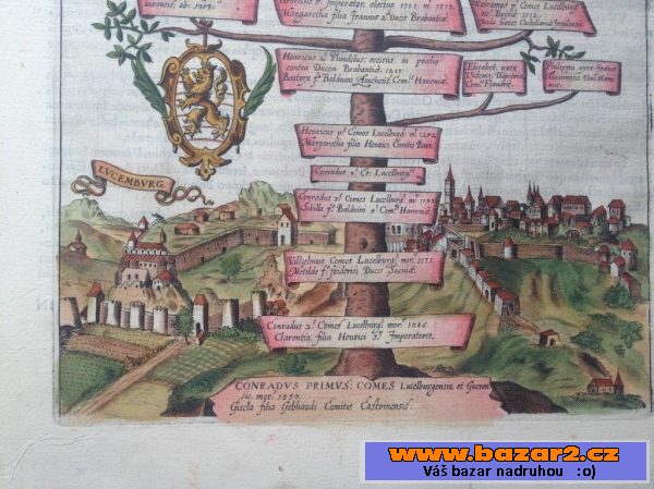 Rodokmen Lucemburků z roku 1606 