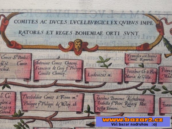 Rodokmen Lucemburků z roku 1606 