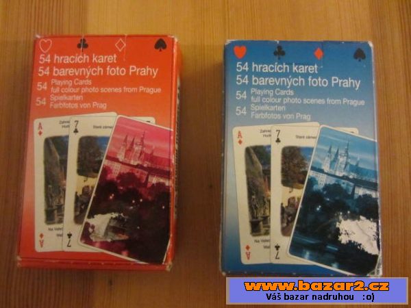 Hrací karty - Praha